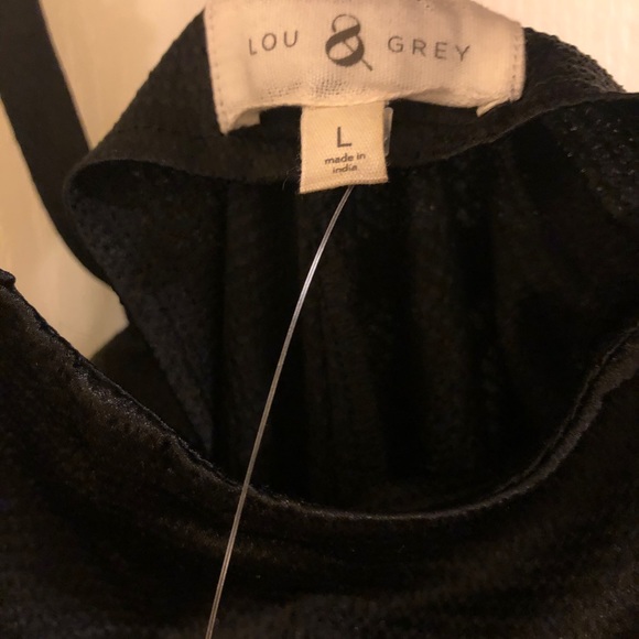 🎉2XHOSTPICK🎉Lou&Grey Hammered Satin Jumpsuit BLK - Picture 4 of 6